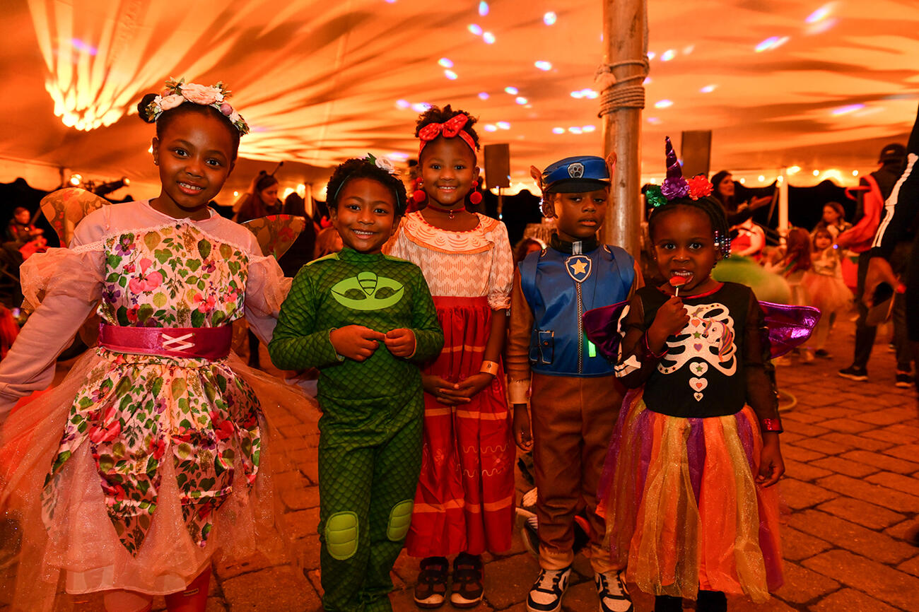 Costumed family at Smithsonian's National Zoo Boo at the Zoo event
